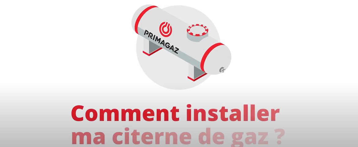 Installation d'une citerne à gaz souterraine par Primagaz Installation d'une citerne à gaz souterraine par Primagaz