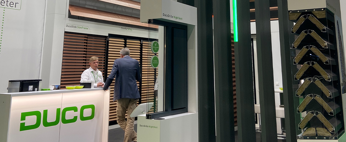 Des innovations Duco pour un climat intérieur sain à Polyclose 2022 Des innovations Duco pour un climat intérieur sain à Polyclose 2022