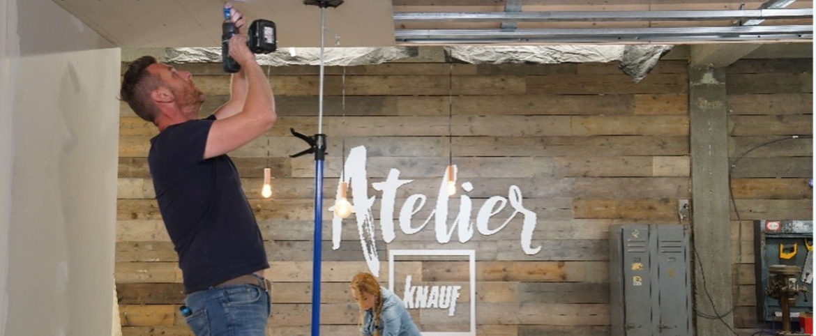 Effectuer vos travaux comme un(e) pro ? Suivez les étapes sur Atelier Knauf ! Effectuer vos travaux comme un(e) pro ? Suivez les étapes sur Atelier Knauf !