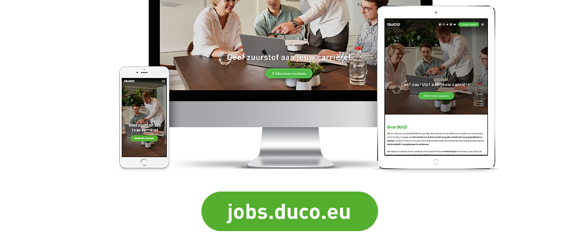 DUCO donne de l'oxygène aux postes vacants avec un nouveau site d'emploi DUCO donne de l'oxygène aux postes vacants avec un nouveau site d'emploi
