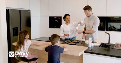 Cuisines Dovy réalise la cuisine de rêve d'Aagje Vanwalleghem.