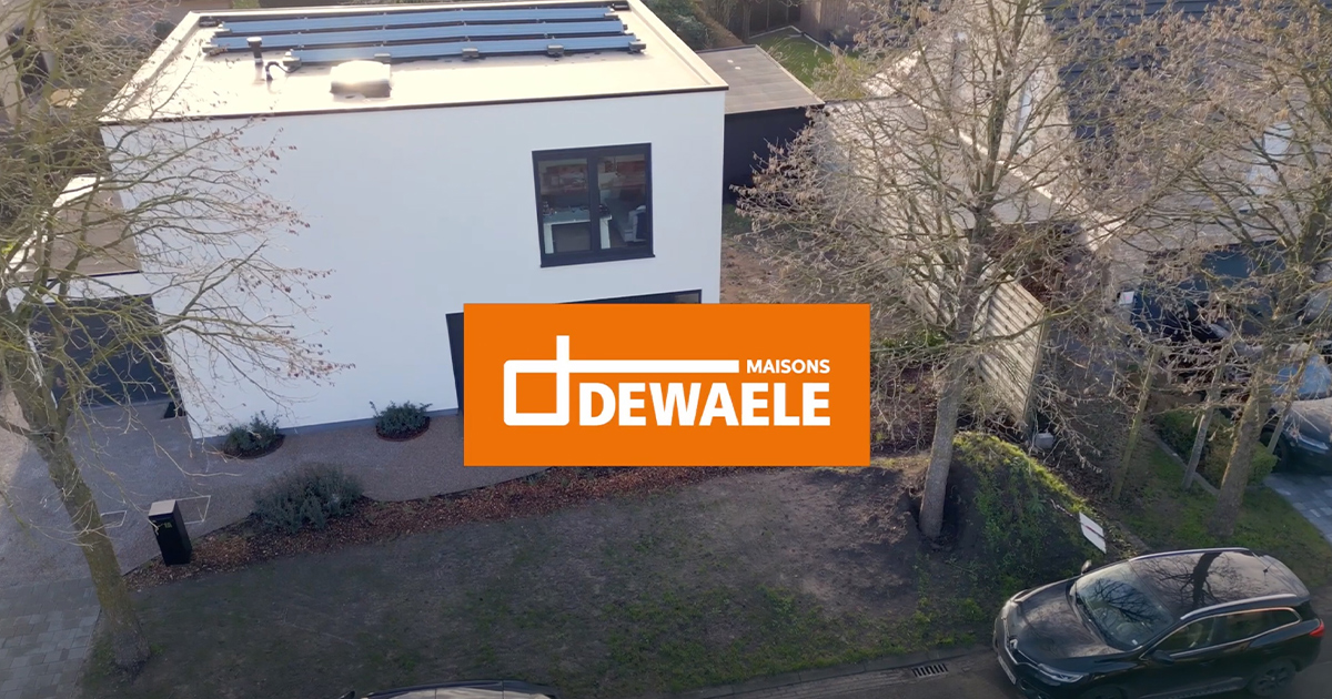 Maisons Dewaele : Une maison très économe en énergie