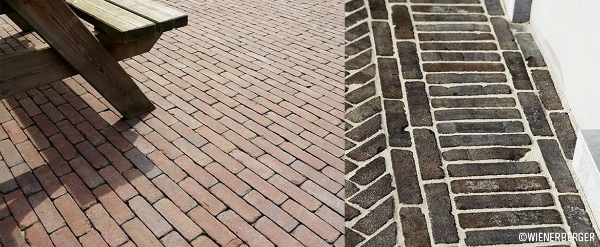 Une terrasse en pavés de terre cuite Wienerberger Une terrasse en pavés de terre cuite Wienerberger