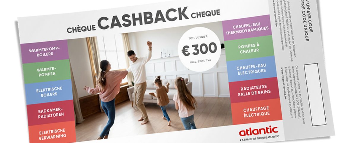 Atlantic vous rembourse jusqu’à 300 € sur certaines solutions de chauffage jusqu’au 30/06/2022 ! Atlantic vous rembourse jusqu’à 300 € sur certaines solutions de chauffage jusqu’au 30/06/2022 !