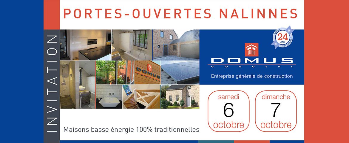 Domus concept : Week-end portes ouvertes à Nalinnes Domus concept : Week-end portes ouvertes à Nalinnes
