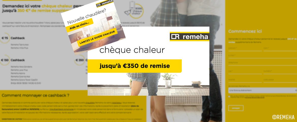 Remplacer votre ancienne chaudière à gaz ou au mazout? Remeha promet jusqu'à 350 euros de cashback + guide chaleur Remplacer votre ancienne chaudière à gaz ou au mazout? Remeha promet jusqu'à 350 euros de cashback + guide chaleur
