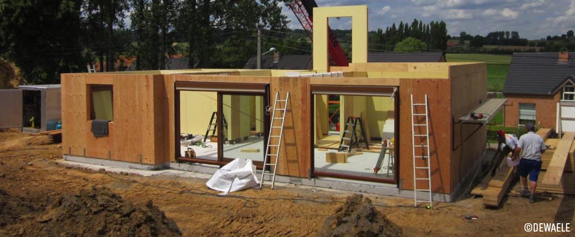 Maison Dewaele : Une maison sur dix nouvellement construite est maintenant en bois Maison Dewaele : Une maison sur dix nouvellement construite est maintenant en bois