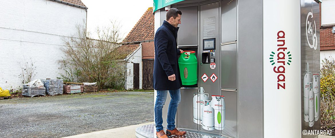 Grande première : l'entreprise d'énergie Antargaz lance des distributeurs automatiques de bouteilles de gaz Grande première : l'entreprise d'énergie Antargaz lance des distributeurs automatiques de bouteilles de gaz