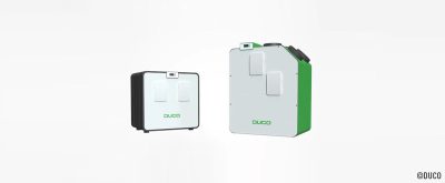 DUCO : Un nouveau système de ventilation double flux compact pour les constructions neuves  en série rejoint l’offre de ventilation