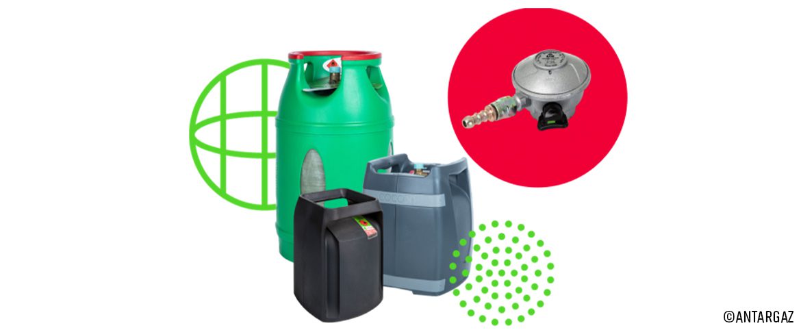 Bouteilles de gaz Antargaz: Calypso, Cocoon en Cube Bouteilles de gaz Antargaz: Calypso, Cocoon en Cube