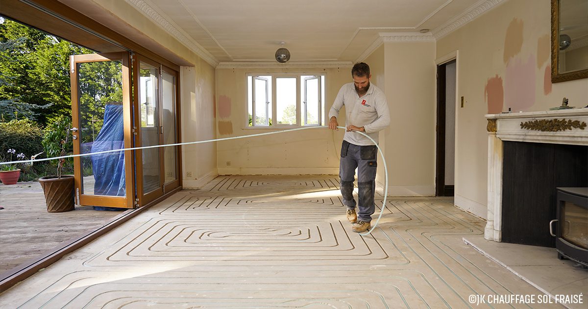 JK® Chauffage sol fraisé présente son chauffage sol compatible avec tous types de finitions. JK® Chauffage sol fraisé présente son chauffage sol compatible avec tous types de finitions.