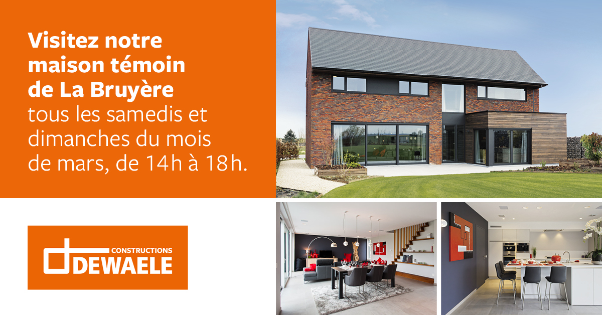 %titre de l'article% Dewaele : Visitez une maison témoin