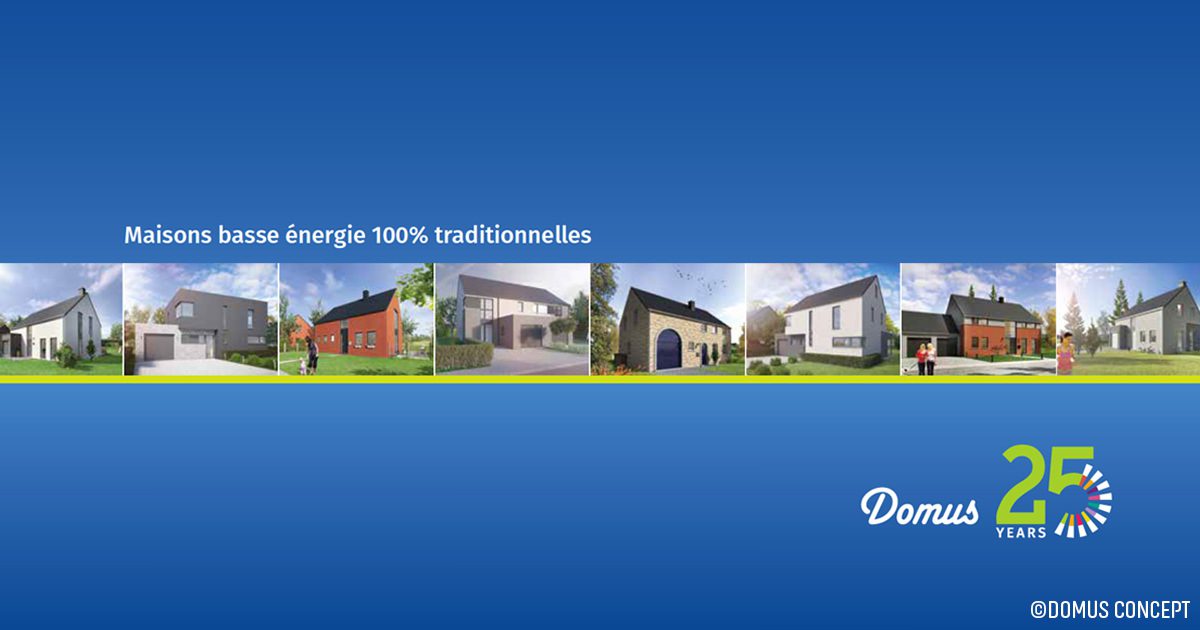 Domus a 25 ans demandez le catalogue gratuit.