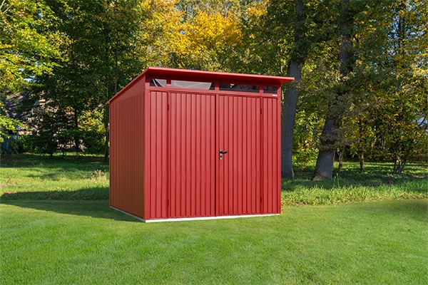 stockage ecologique avec les abris de jardin hormann neutres en carbone