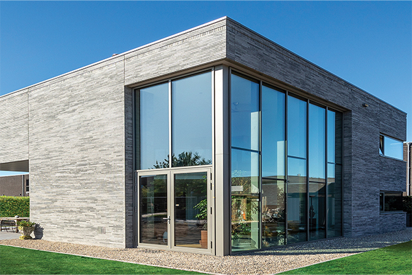 couleur fenêtres aluminium maison aliplast