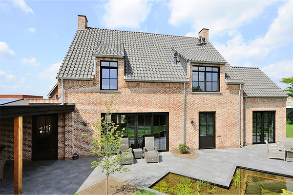 couleur fenêtres aluminium maison aliplast
