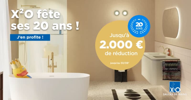 X²O Salles de bains fête ses 20 ans