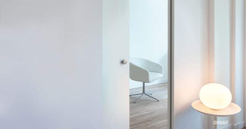 Le nouveau système pour portes coulissantes Pocket Kit Easy de Knauf