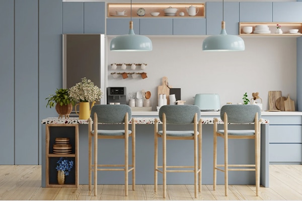 cuisine lieu convivial repas famille amis ambiance rangements