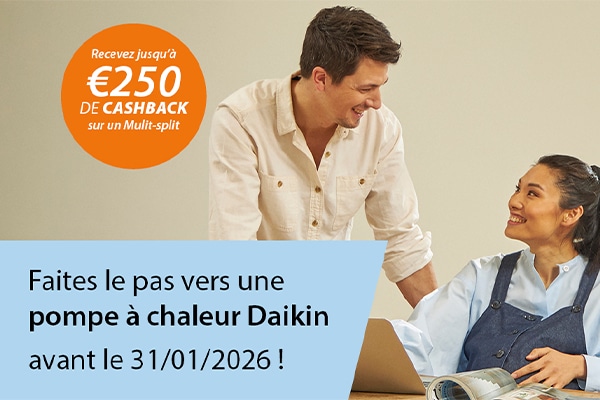 promo pompe à chaleur Daikin