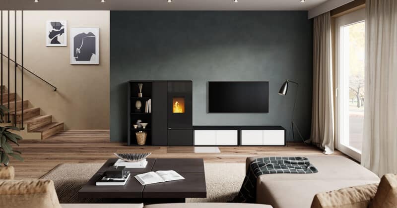 RIKA CONNECT PELLET et CONNECT PELLET EDGE : les poêles à pellets design et modulaire pour un confort absolu