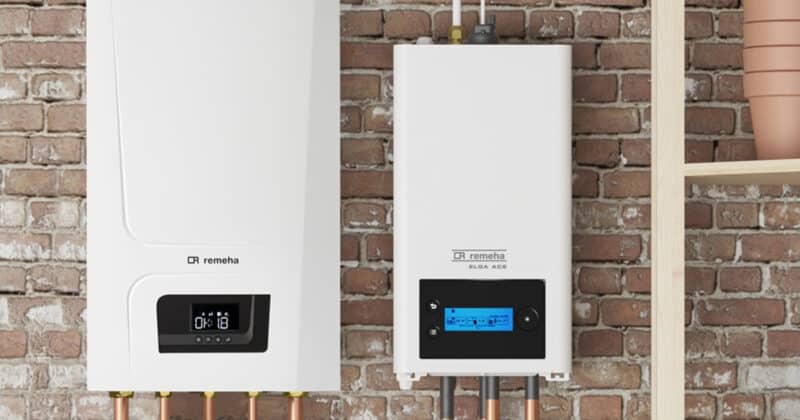 Chaudière gratuite avec une pompe à chaleur Remeha Elga Ace