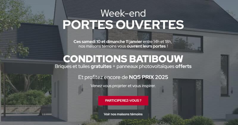 Maisons Compère : Découvrez Nos Maisons Témoins ! Week-end PORTES OUVERTES