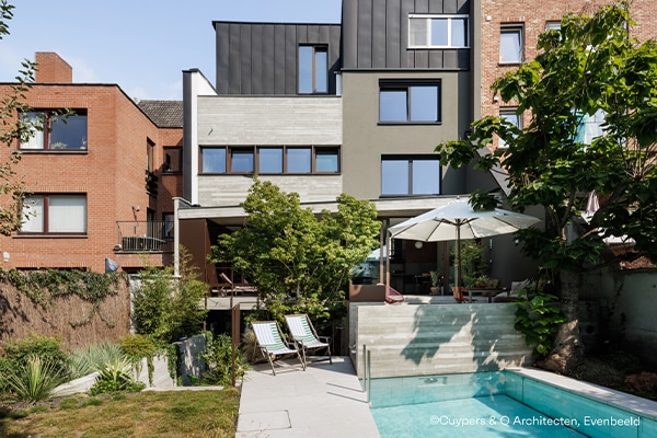 maison durable acier aluminium reynaers forster