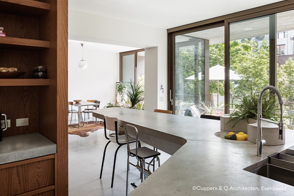 maison durable acier aluminium reynaers forster