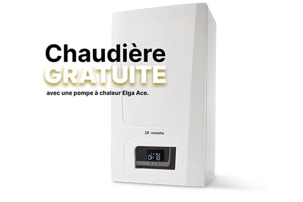 pompe à chaleur hybride Elga Ace chaudière Tzerra Ace-Matic en cadeau