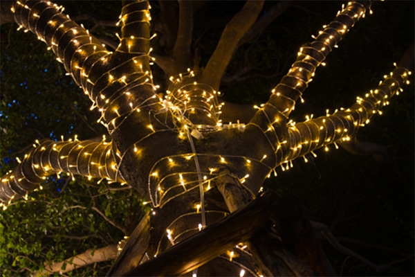 Éclairage de fêtes et prévention incendie