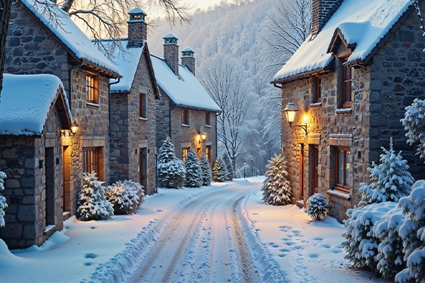 protéger maison neige hiver