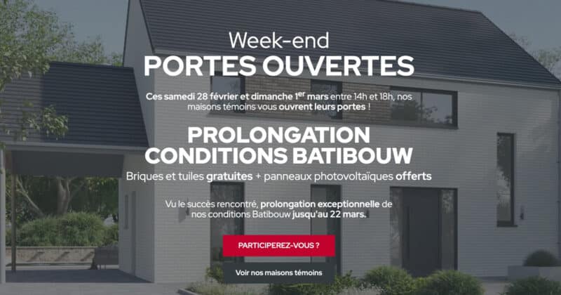 Maisons Compère : Découvrez Nos Maisons Témoins ! Week-end PORTES OUVERTES
