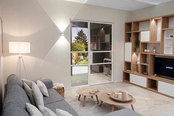 portes interieures aluminium look acier