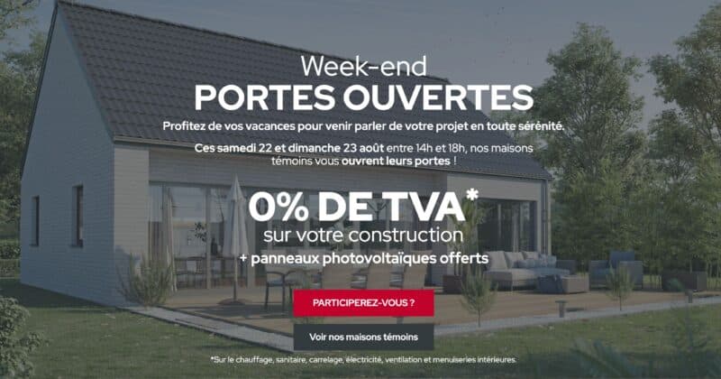 Maisons Compère : week-end portes ouvertes les 22 et 23 août en Wallonie